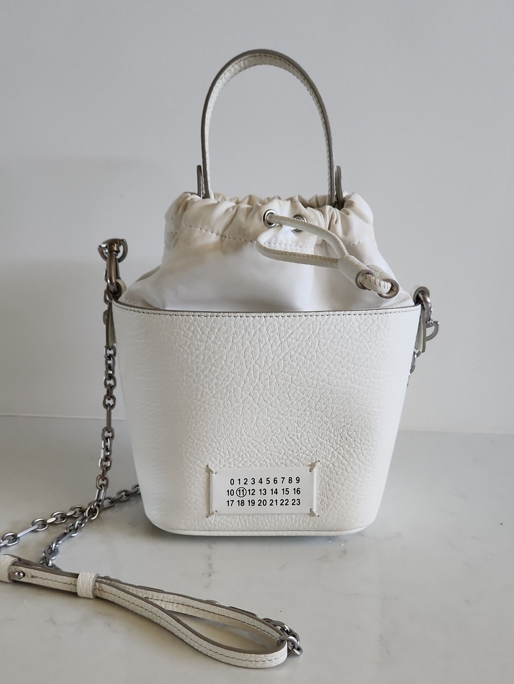 Maison Margiela Bucket Bag White Very Good Condition